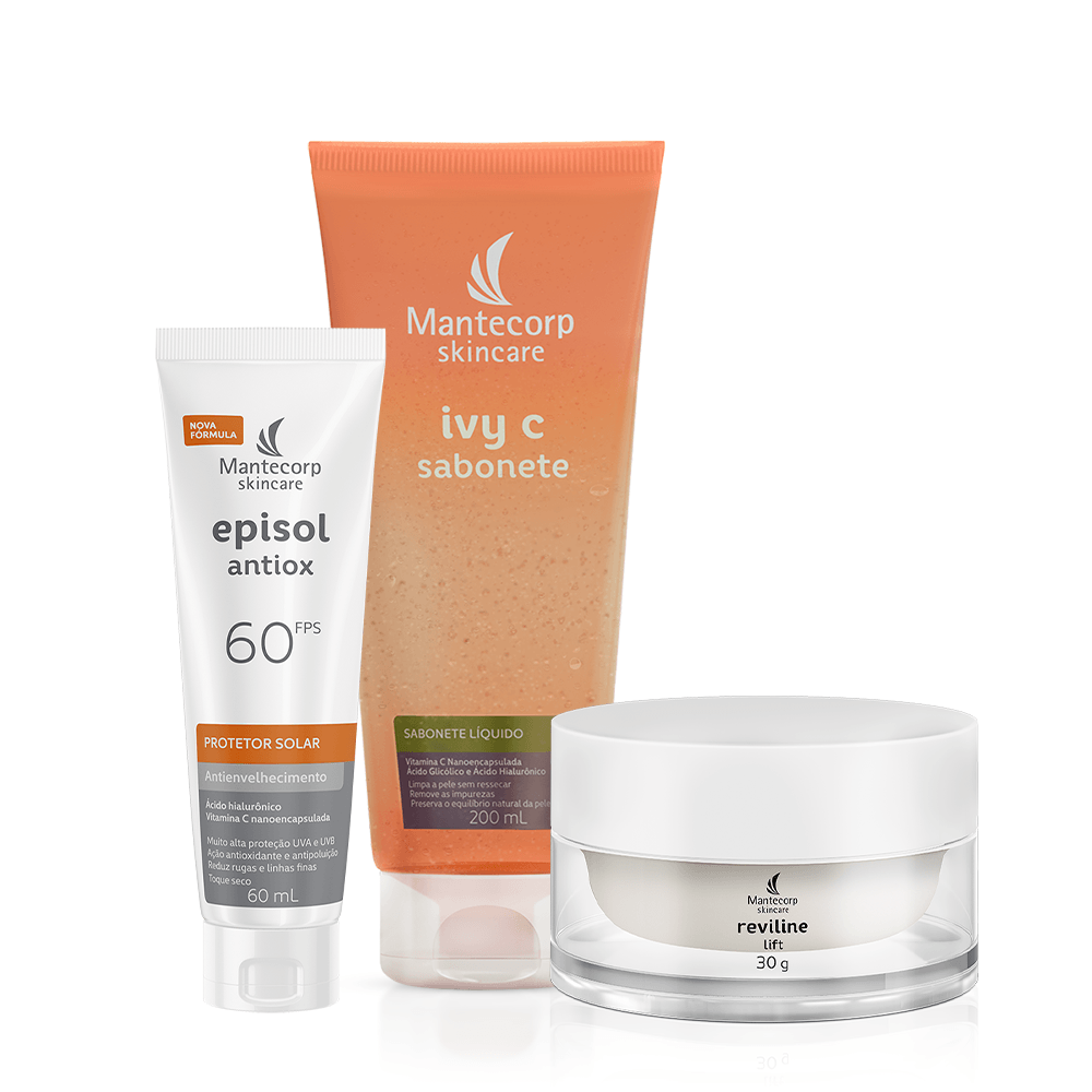 Kit Pele Seca Radiante Ivy C + Reviline Lift + Episol Antiox